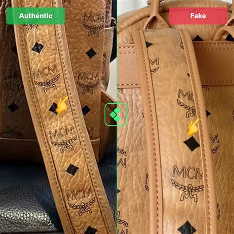 mcm tote bag real vs fake|genuine mcm bag vs real.